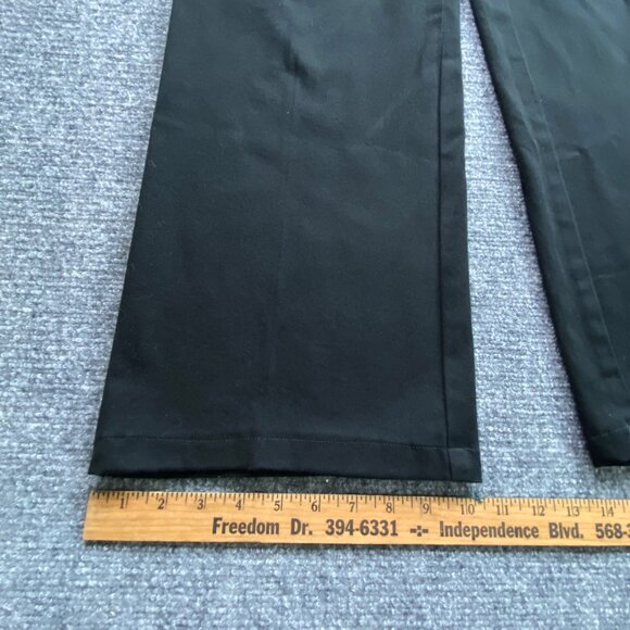 Ann Taylor Pants Women's 6 Black Straight-Leg Dress trousers Stretch Office Wear - Picture 3 of 11